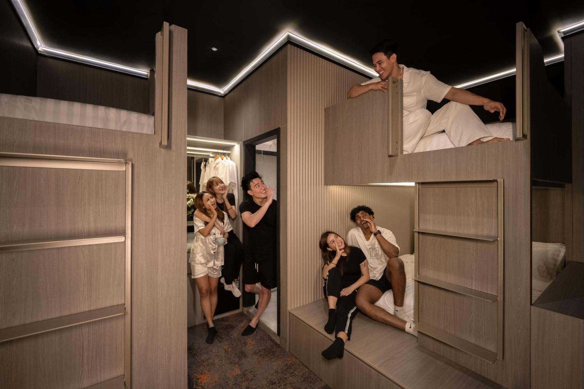 Cube Social Boutique Capsule Hotel At Boat Quay Singapore Ngoại thất bức ảnh