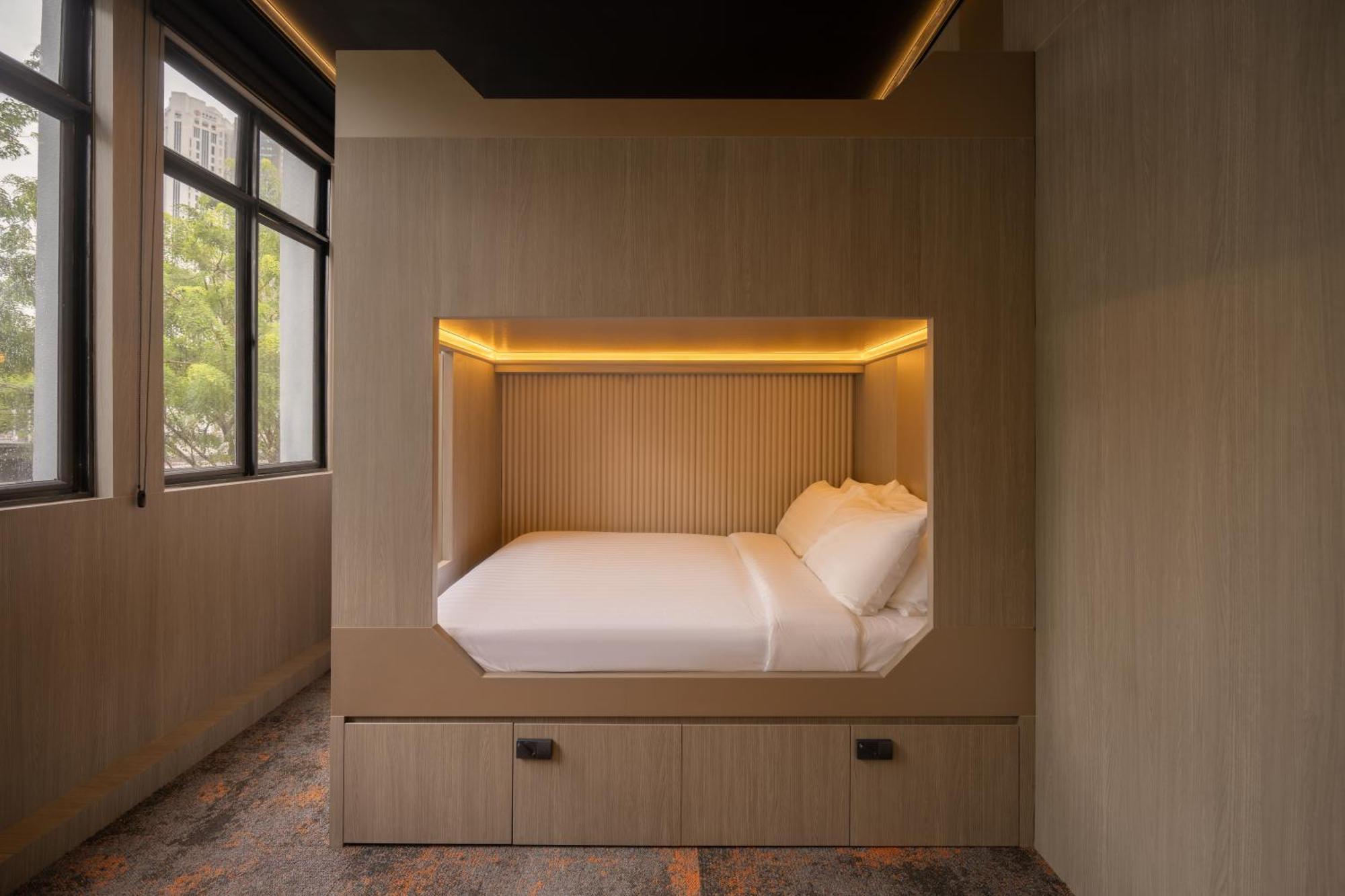 Cube Social Boutique Capsule Hotel At Boat Quay Singapore Ngoại thất bức ảnh